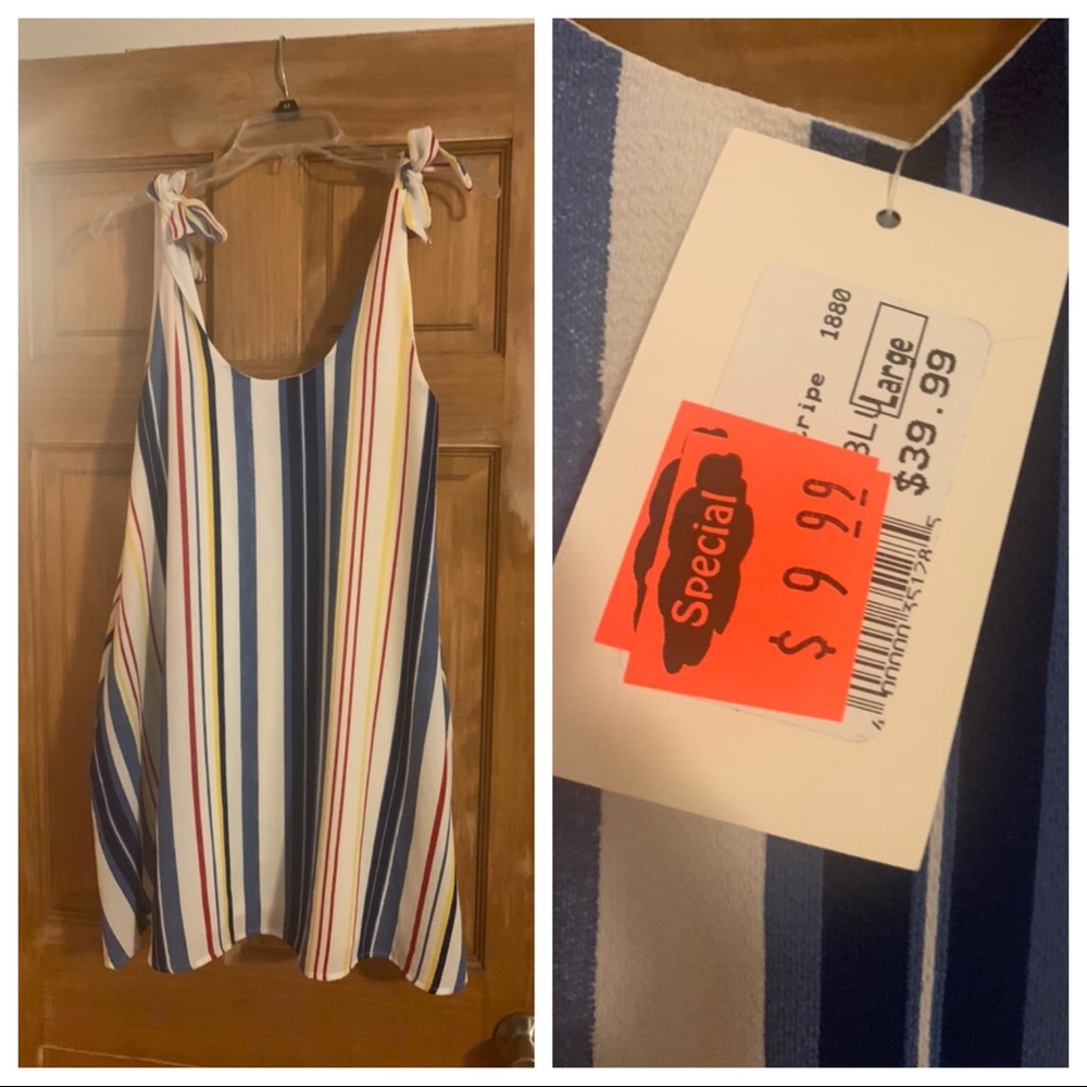 Striped Tank Dress